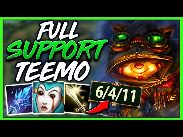rank 1 teemo* full support teemo is an absolute beast (best new bot-laner!) - league of legends